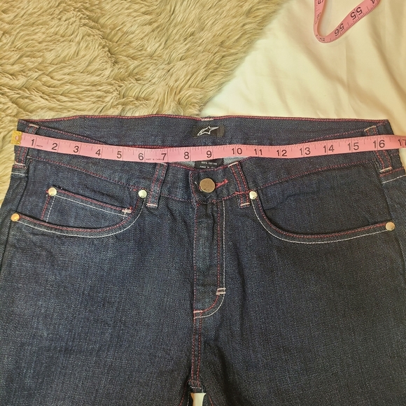 NWT *ALPINESTARS* Roulette Skinny Jean In Indigo - Picture 7 of 12